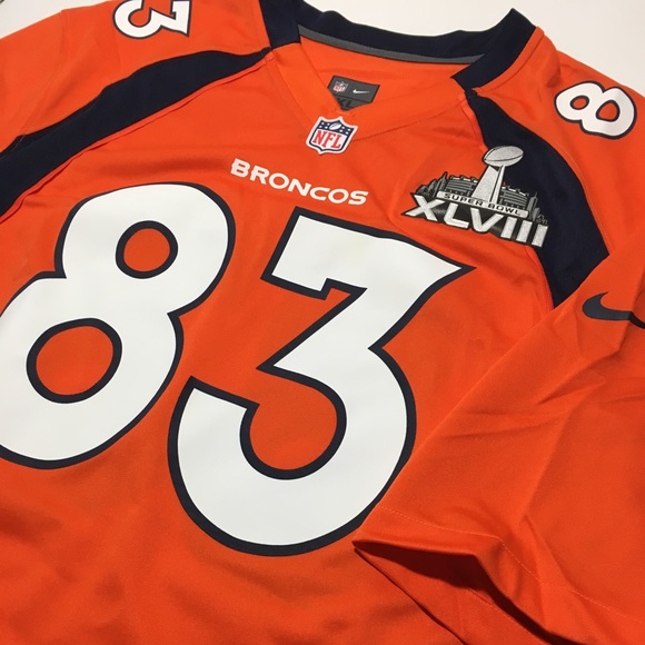 Nike NFL Wes Welker Broncos Super Bowl Jersey XL - Picture 3 of 7